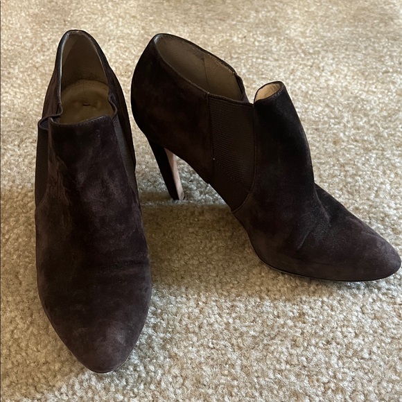 Via Spiga Shoes - Via Spiga Dark Brown Heeled Boots